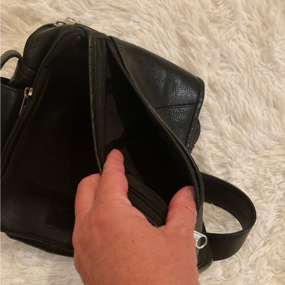 Vintage Puro Cuero authentic leather crossbody purse - Picture 6 of 14